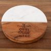 Ohio Basket Chic Be Still inspirational Christian drink coasters made of white marble and wood