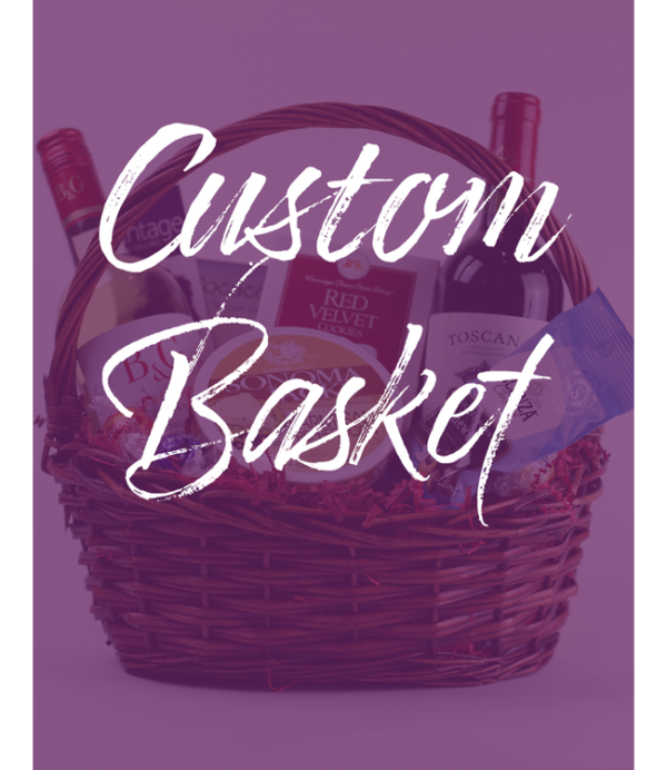 Custom designed gift baskets by Ohio Basket Chic based on client budget, theme and preferences