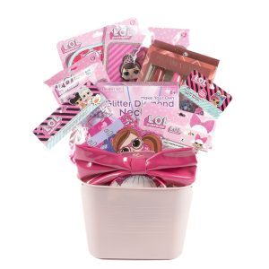 Prefilled LOL Surprise gift basket for girls birthday and Easter toys