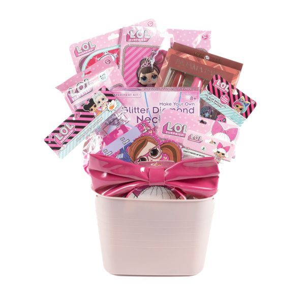 Prefilled LOL Surprise gift basket for girls birthday and Easter toys