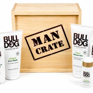 Man Crate with 5 Full Sized Bull Dog Products